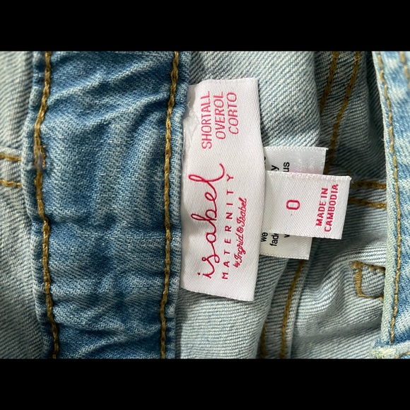 Shortall Maternity Jean Shorts - light wash size 0 - Ingrid & Isabel - Picture 4 of 4